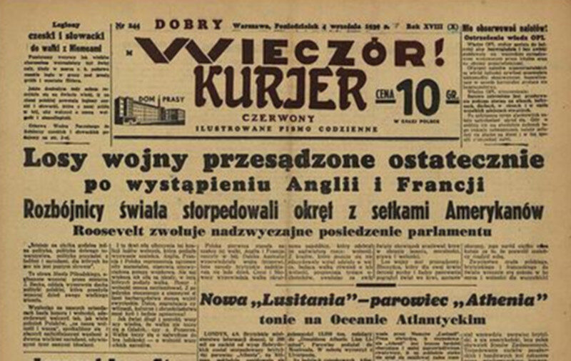 "Dobry Wieczór! Kurjer Czerwony", 4 września Warszawska redakcja przekonywała, że losy wojny są już przesądzone i Niemcy zostaną wkrótce pokonane.