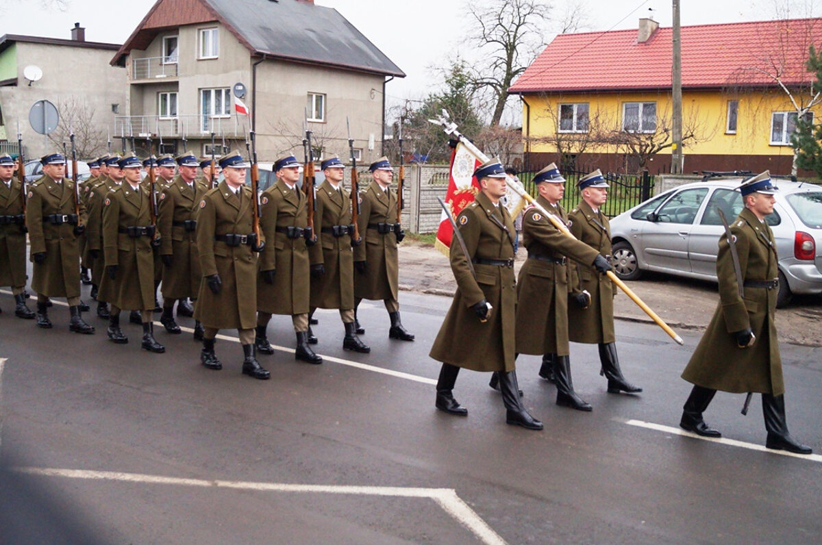 Kompania Reprezentacyjna Wojska Polskiego podczas pogrzebu Teofila Jurka
