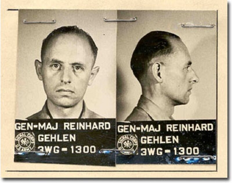 Reinhard Gehlen w 1945 roku, po zatrzymaniu przez Amerykanów