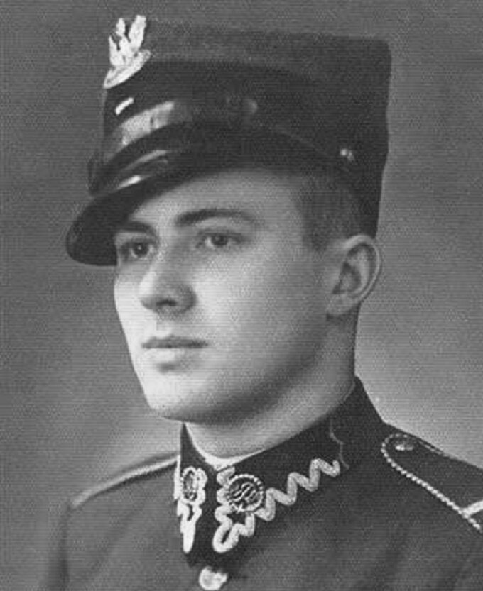 Jan Nowak-Jeziorański w stopniu podchorążego artylerii (1936)