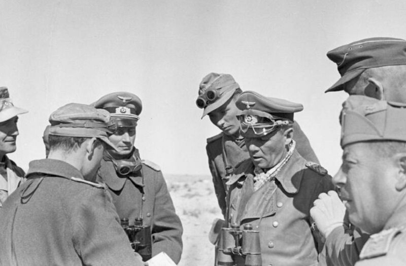 Erwin Rommel w Bei El Agheila, 12 stycznia 1942 r.