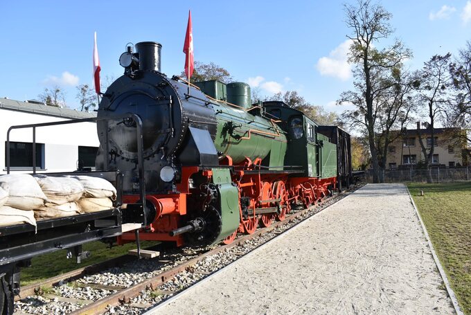 Pociąg pancerny w Muzeum Broni Pancernej w Poznaniu