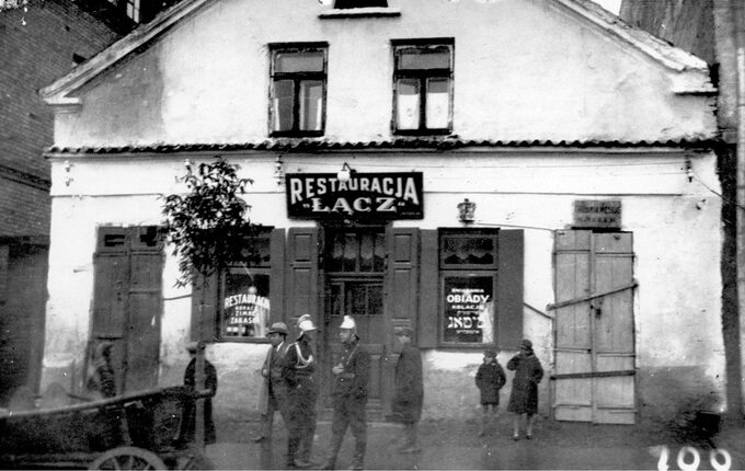 Restauracja "Łącz" w Białymstoku , 1932 r.