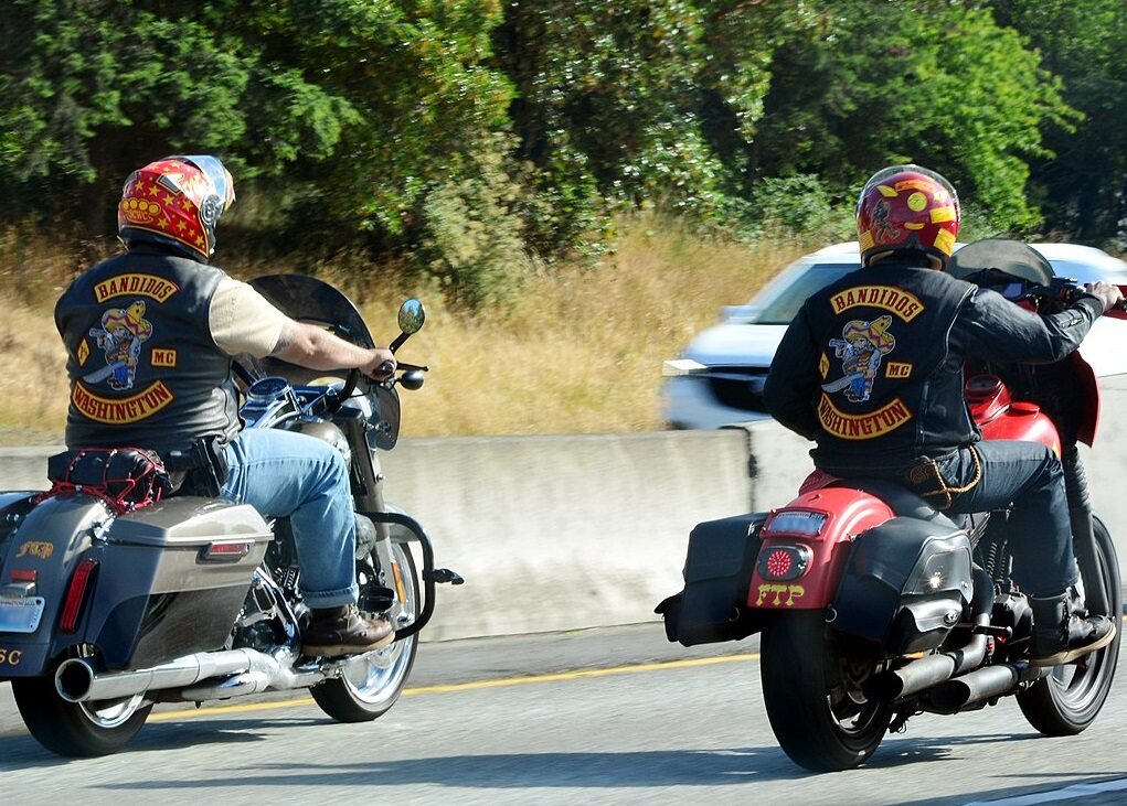 Członkowie amerykańskiego klubu motocyklowego Bandidos ze stanu Waszyngton
