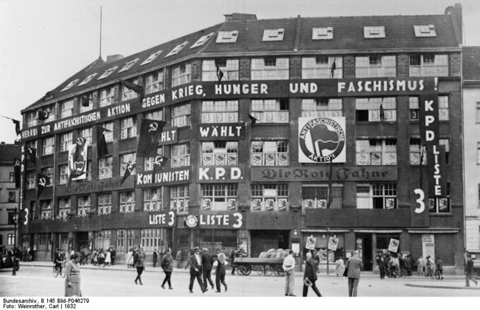 Karl-Liebknecht-Haus w Berlinie na Bülowplatz – siedziba KPD w latach 1926–1933
