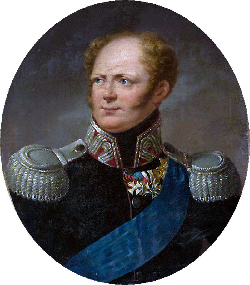 Aleksander I na obrazie Aleksandra Molinariego z 1813 r.