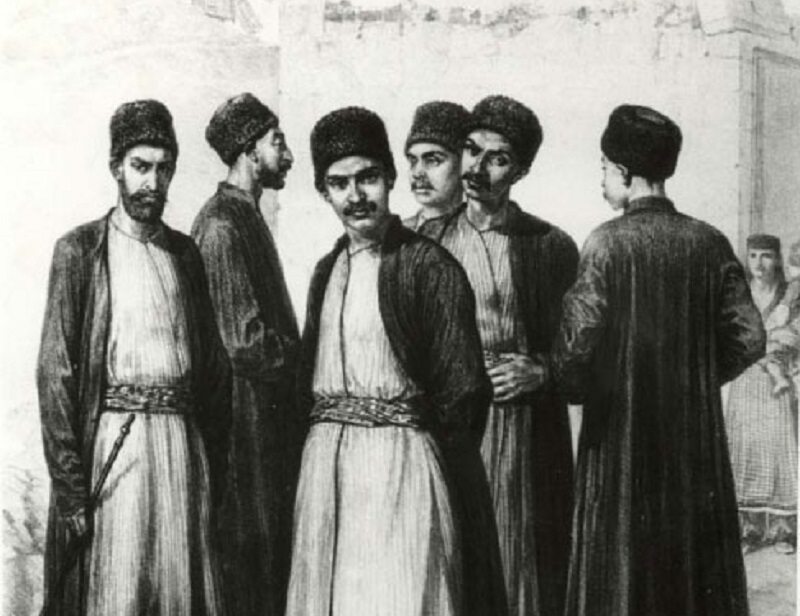 Karaimi krymscy z XIX wieku. Autor: Denis Auguste Raffet