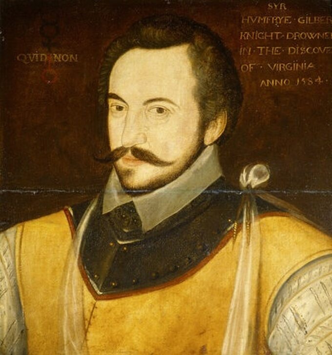 Humphrey Gilbert, ok. 1584 r. Artysta nieznany