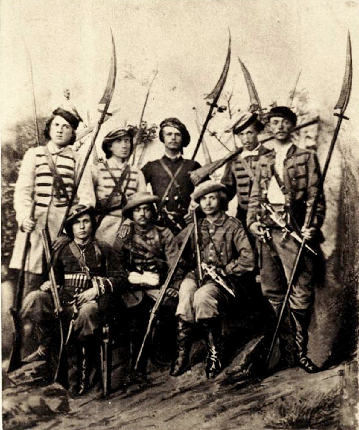 Kosynierzy z powstania styczniowego, rok 1863