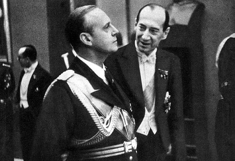 Joachim von Ribbentrop i Józef Beck w Warszawie w styczniu 1939 r.