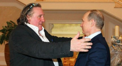 Depardieu, błazen Putina