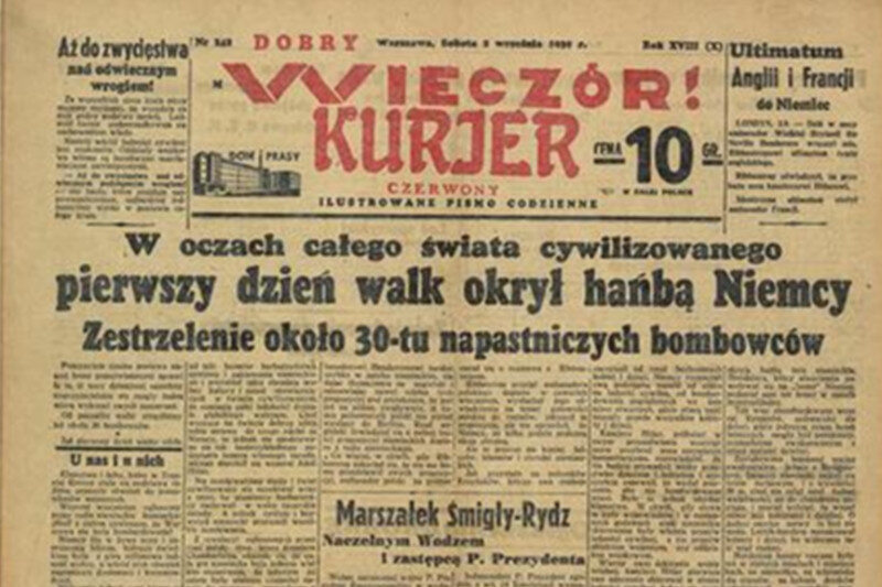 „Dobry Wieczór! Kurjer Czerwony”, 2 września Warszawski dziennik informuje o polskich sukcesach. Niestety na wyrost.