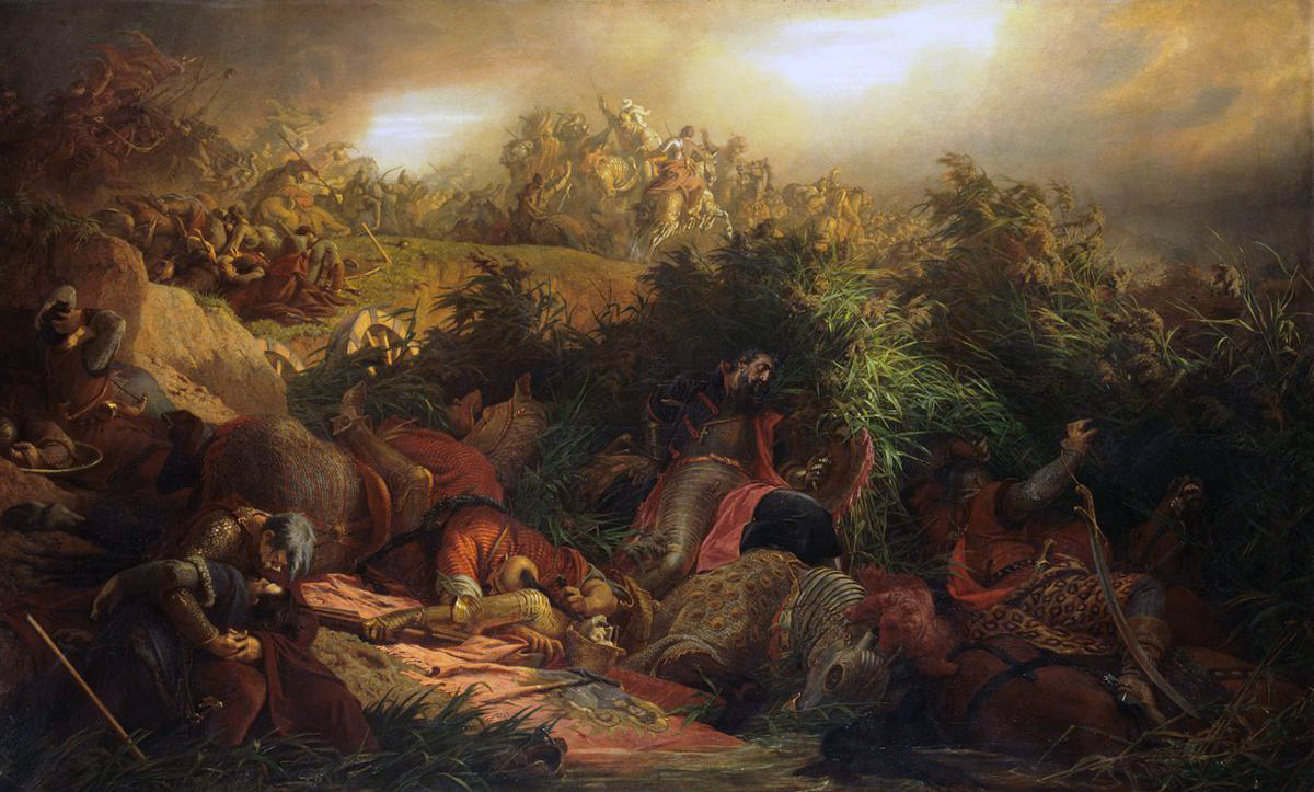 „Bitwa pod Mohaczem”. Autor: Bertalan Székely
