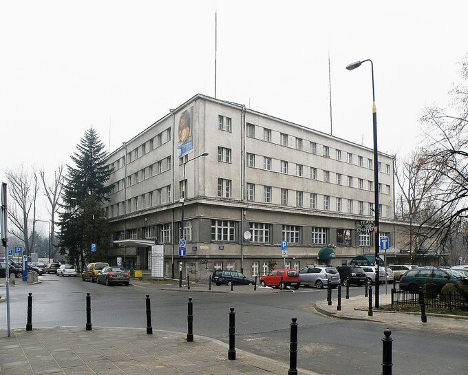 Budynek YMCA przy ul. Marii Konopnickiej 6 w Warszawie. W l. 1946-55 mieszkał tu Leopold Tyrmand