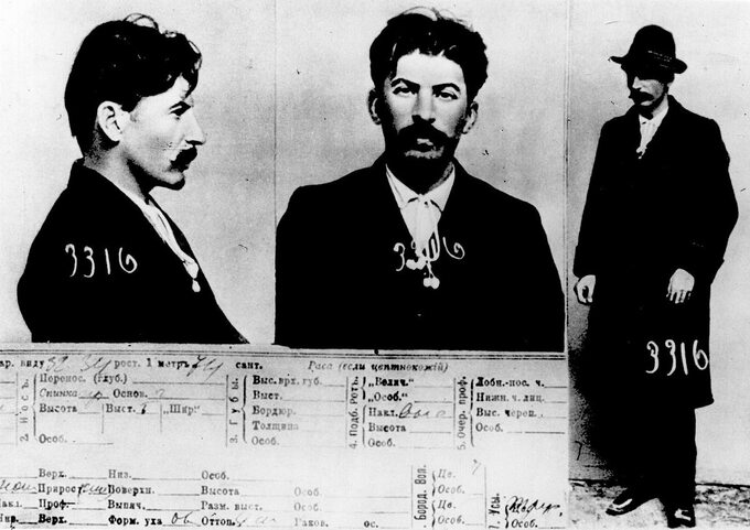 Zdjęcia wykonane przez Ochranę po aresztowaniu Stalina, 1911 r.