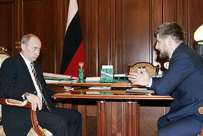 Władimir Putin i Ramzan Kadyrow, 2008 r. Fot: www.kremlin.ru