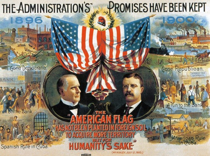 Plakat wyborczy Williama McKinleya