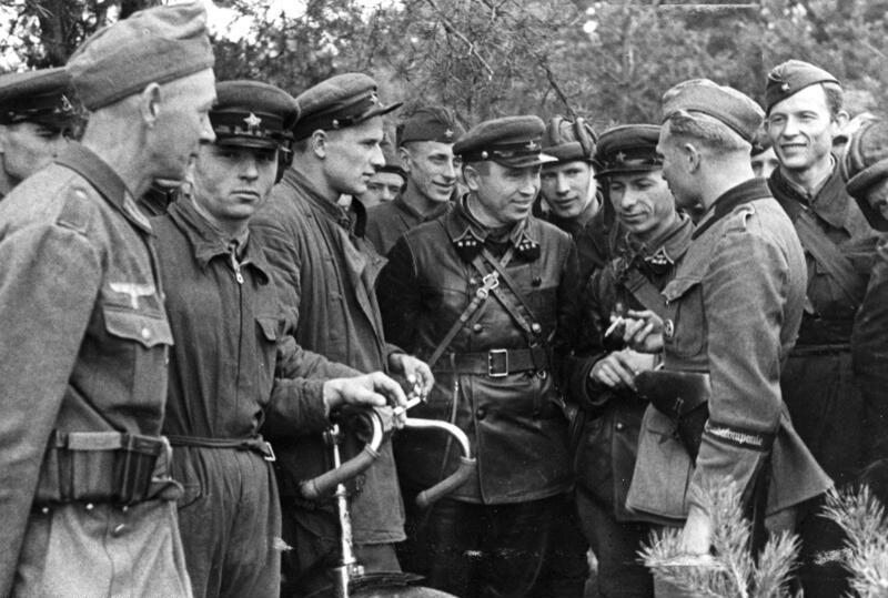 Spotkanie żołnierzy Wehrmachtu i Armii Czerwonej 20 września 1939 roku