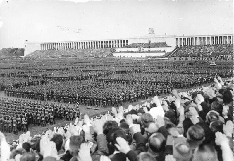 Niemcy w Norymberdze we wrześniu 1937 r.