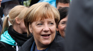 Miecz w serce Merkel